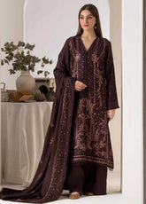 Sobia Nazir Winter Shawl Embroidered Marina 3 Piece Unstitched Suit SN24WS D-02 B