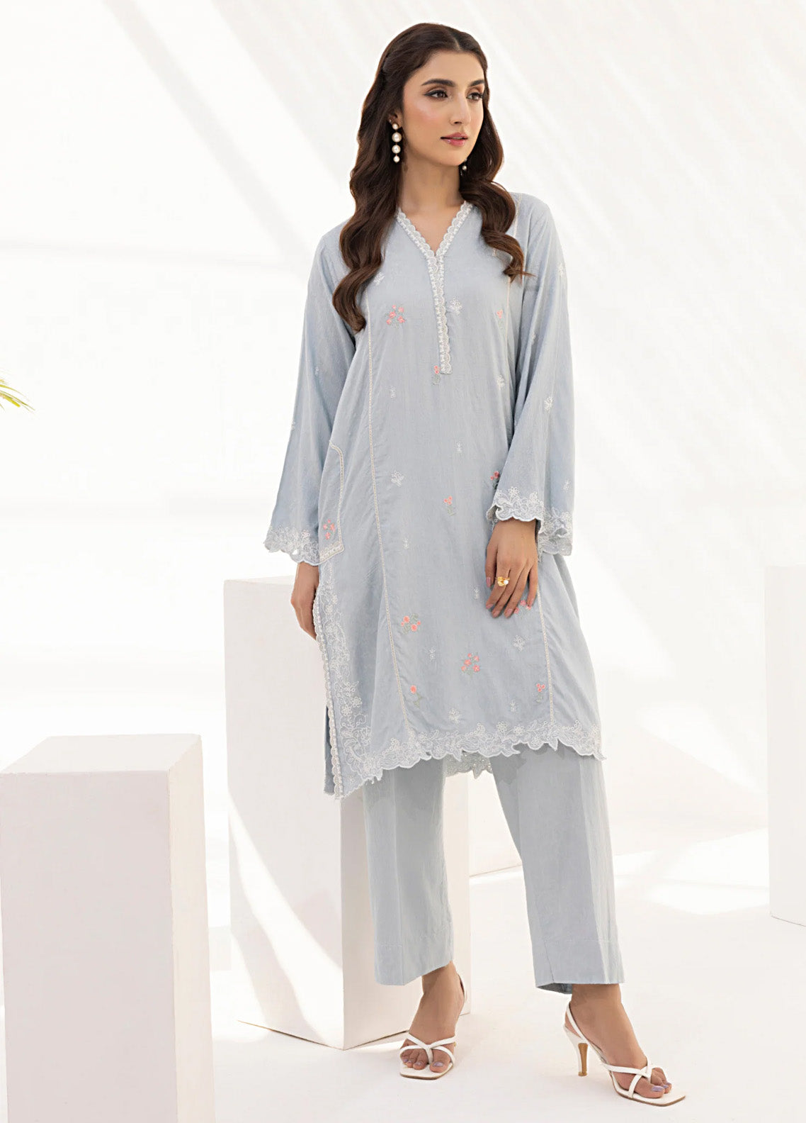 Soho By LSM Lakhany Embroidered Viscose Jacquard 2 Piece Stitched Suit LSM25S LG-UB-0086 Soho By LSM Lakhany Embroidered Viscose Jacquard 2 Piece Stitched Suit LSM25S LG-UB-0086