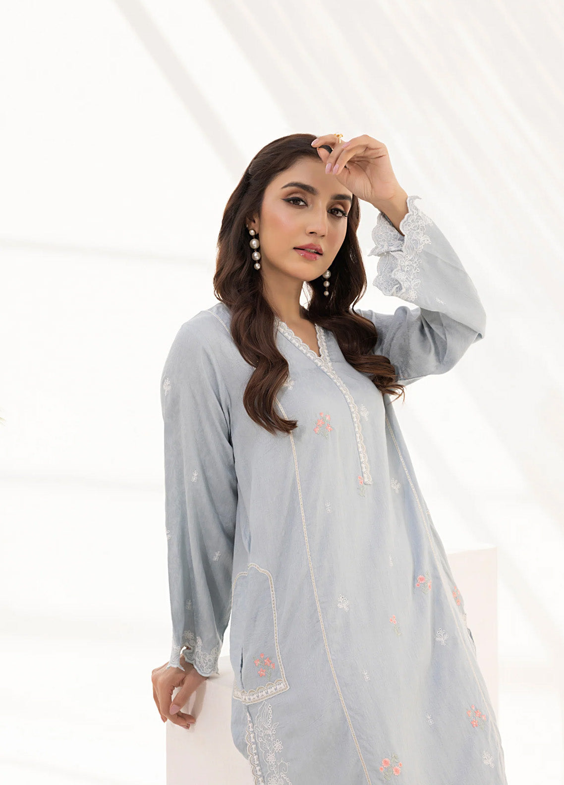 Soho By LSM Lakhany Embroidered Viscose Jacquard 2 Piece Stitched Suit LSM25S LG-UB-0086 Soho By LSM Lakhany Embroidered Viscose Jacquard 2 Piece Stitched Suit LSM25S LG-UB-0086