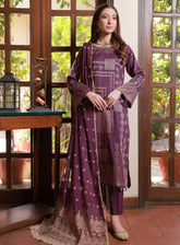 Soifia By Schick Broshia Banarsi Lawn 3 Piece Unstitched Suit SDH24SBBL-02