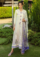 Solace Ombre By Mushq Chikankari 3 Piece Unstitched Suit MQ25SO D-01 GIOIA