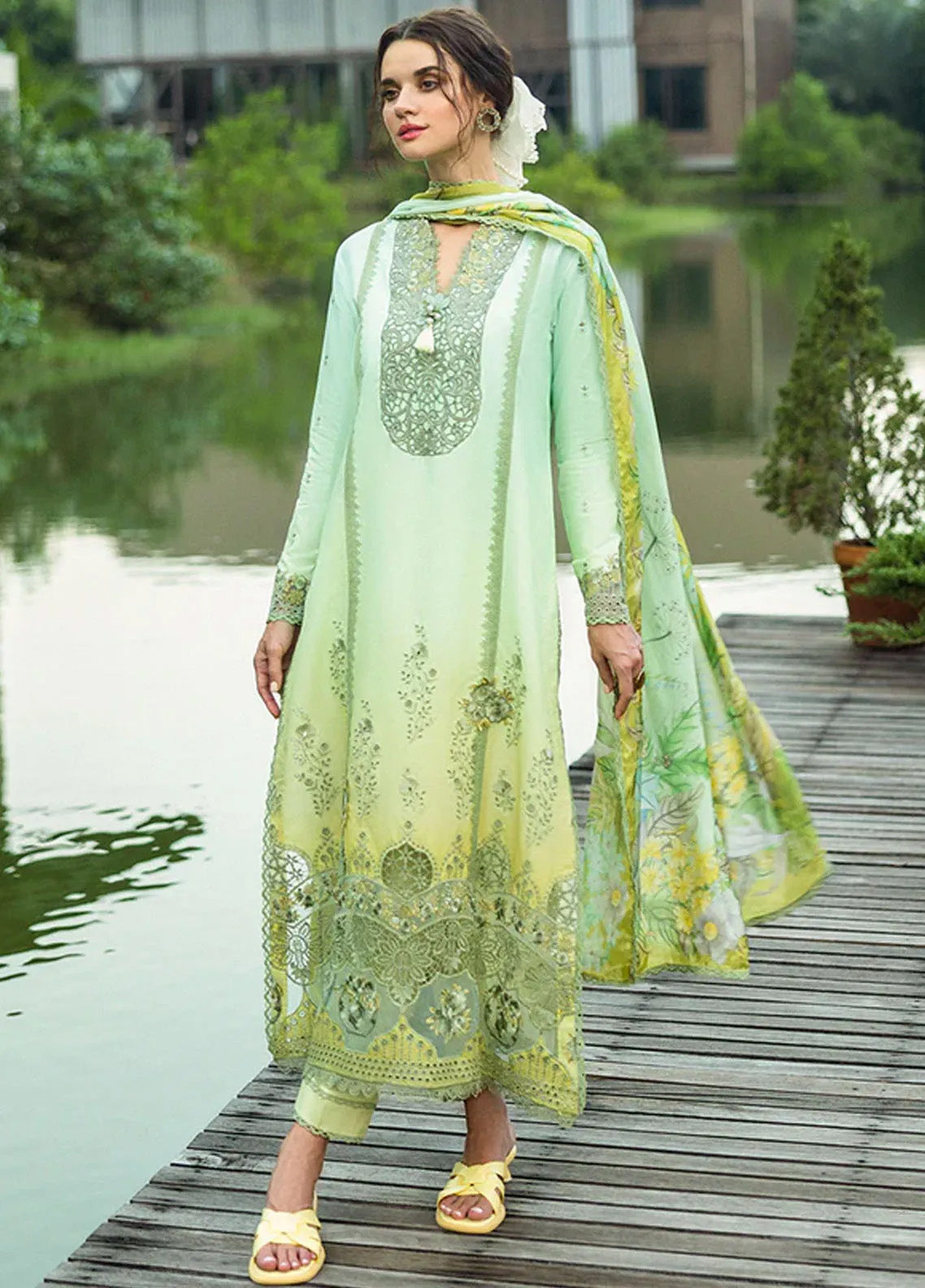 Solace Ombre By Mushq Chikankari 3 Piece Unstitched Suit MQ25SO D-07 UNIONE Solace Ombre By Mushq Chikankari 3 Piece Unstitched Suit MQ25SO D-07 UNIONE