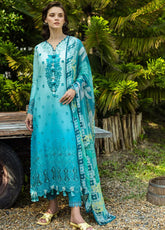 Solace Ombre By Mushq Chikankari 3 Piece Unstitched Suit MQ25SO D-09 AMORE