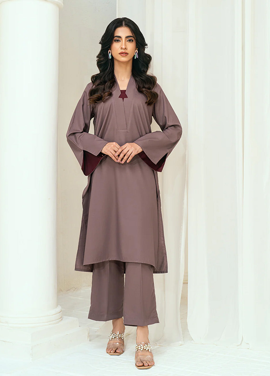 Solid Co-Ords By Rangeen Wash & Wear 2 Piece Stitched Suit RN25SCO D-BLISSFUL Solid Co-Ords By Rangeen Wash & Wear 2 Piece Stitched Suit RN25SCO D-BLISSFUL