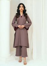 Solid Co-Ords By Rangeen Wash & Wear 2 Piece Stitched Suit RN25SCO D-BLISSFUL