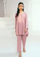 Solid Co-Ords By Rangeen Wash & Wear 2 Piece Stitched Suit RN25SCO D-BLUSH