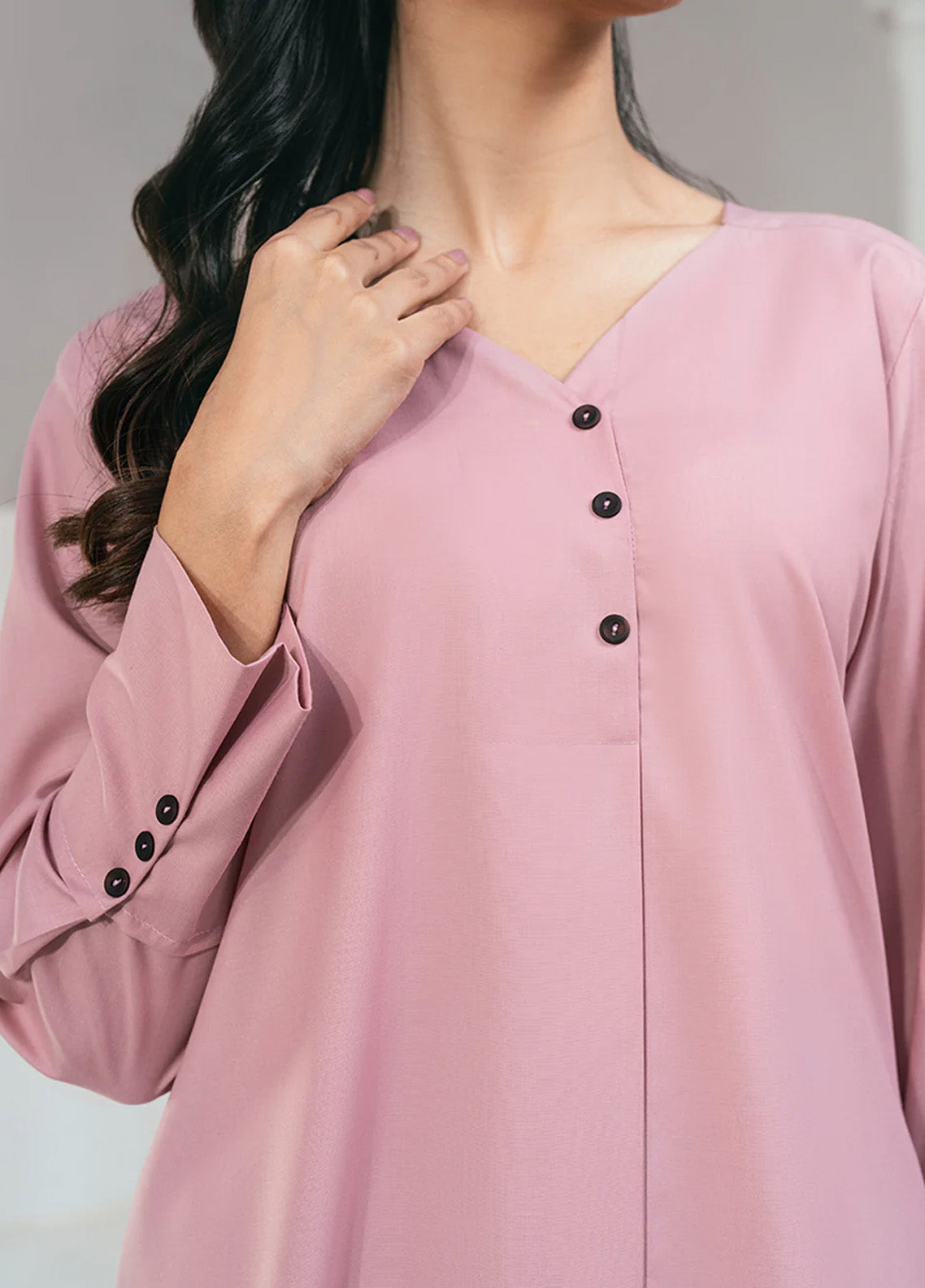 Solid Co-Ords By Rangeen Wash & Wear 2 Piece Stitched Suit RN25SCO D-BLUSH Solid Co-Ords By Rangeen Wash & Wear 2 Piece Stitched Suit RN25SCO D-BLUSH