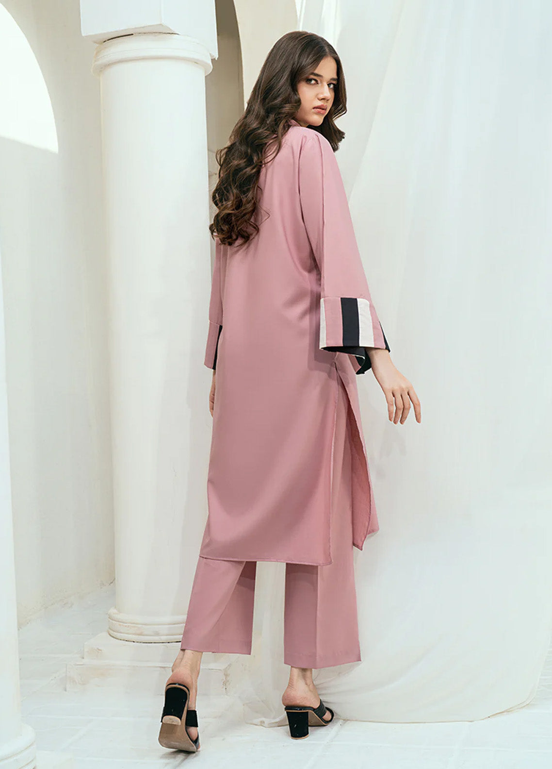 Solid Co-Ords By Rangeen Wash & Wear 2 Piece Stitched Suit RN25SCO D-CARNATION Solid Co-Ords By Rangeen Wash & Wear 2 Piece Stitched Suit RN25SCO D-CARNATION