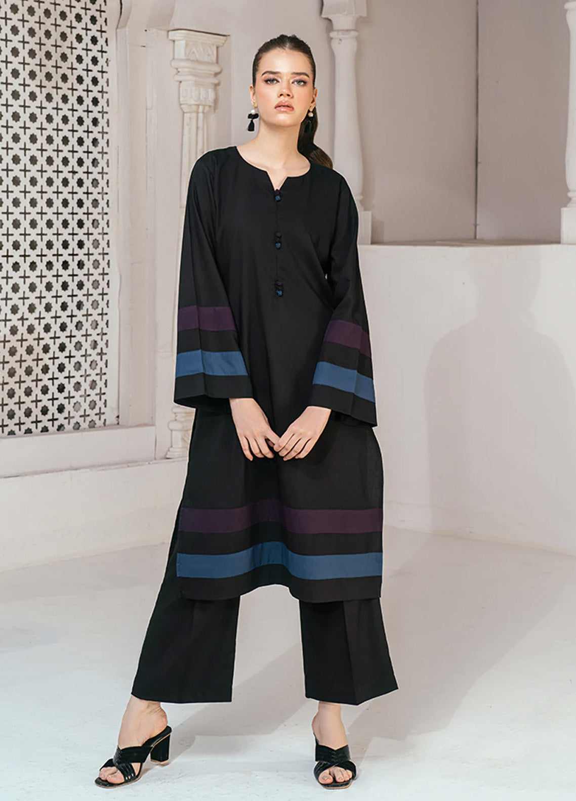 Solid Co-Ords By Rangeen Wash & Wear 2 Piece Stitched Suit RN25SCO D-GORGEOUS Solid Co-Ords By Rangeen Wash & Wear 2 Piece Stitched Suit RN25SCO D-GORGEOUS