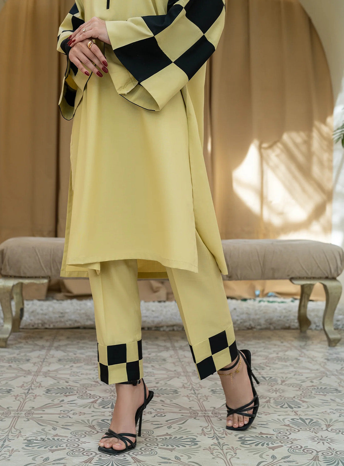 Solid Co-Ords By Rangeen Wash & Wear 2 Piece Stitched Suit RN25SCO D-HANDCRAFTED Solid Co-Ords By Rangeen Wash & Wear 2 Piece Stitched Suit RN25SCO D-HANDCRAFTED