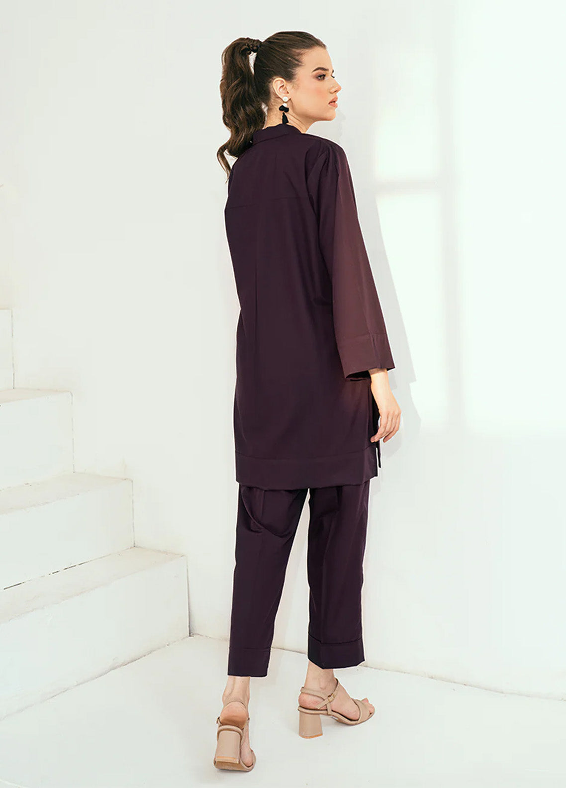 Solid Co-Ords By Rangeen Wash & Wear 2 Piece Stitched Suit RN25SCO D-INDIGO Solid Co-Ords By Rangeen Wash & Wear 2 Piece Stitched Suit RN25SCO D-INDIGO