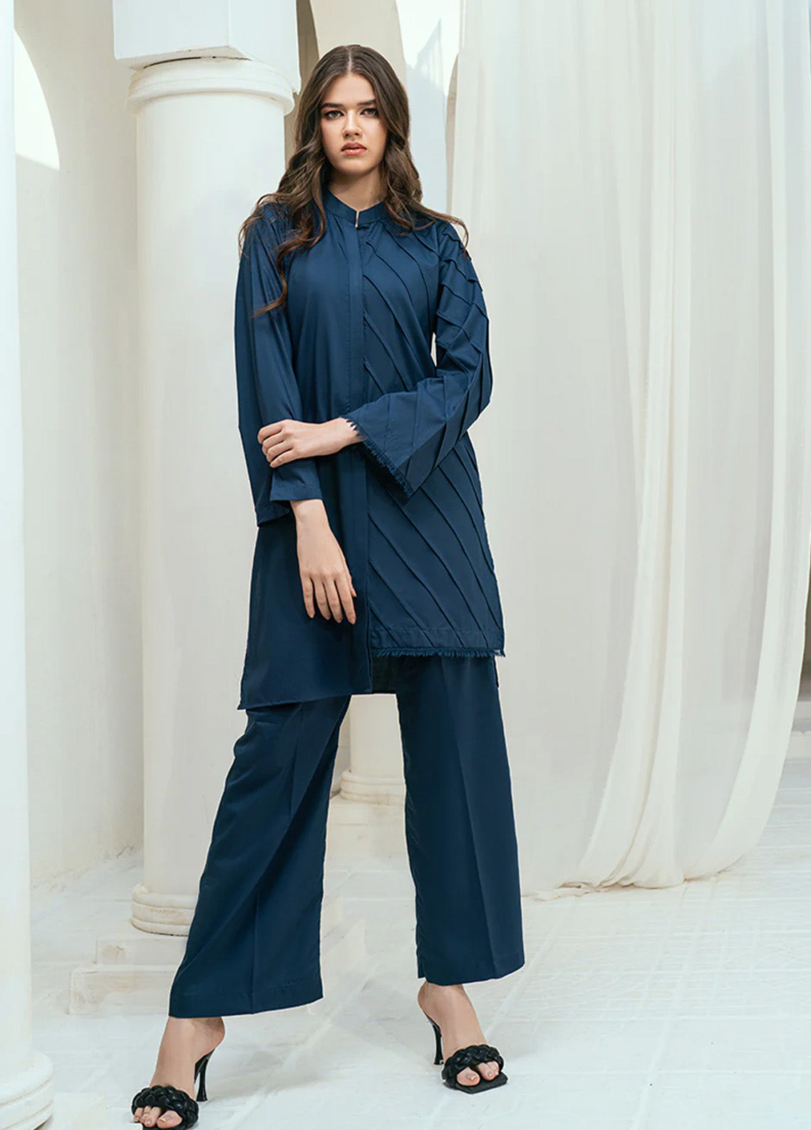 Solid Co-Ords By Rangeen Wash & Wear 2 Piece Stitched Suit RN25SCO D-MAJESTIC Solid Co-Ords By Rangeen Wash & Wear 2 Piece Stitched Suit RN25SCO D-MAJESTIC