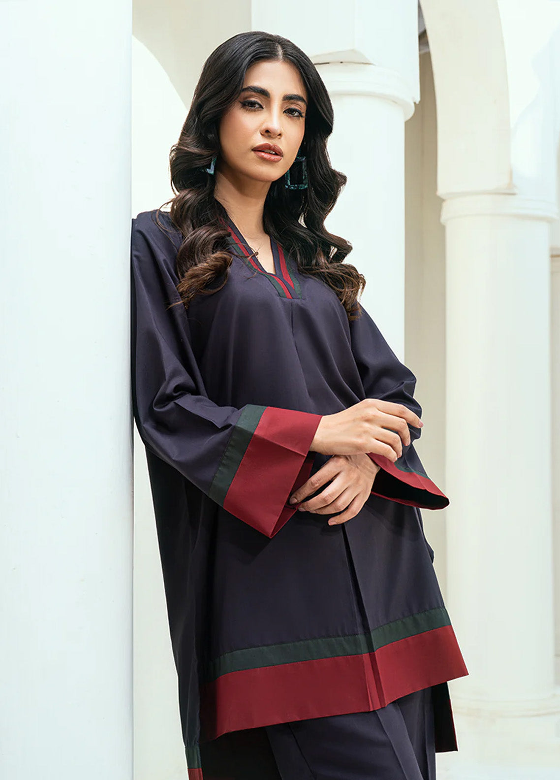 Solid Co-Ords By Rangeen Wash & Wear 2 Piece Stitched Suit RN25SCO D-MULBERRY Solid Co-Ords By Rangeen Wash & Wear 2 Piece Stitched Suit RN25SCO D-MULBERRY