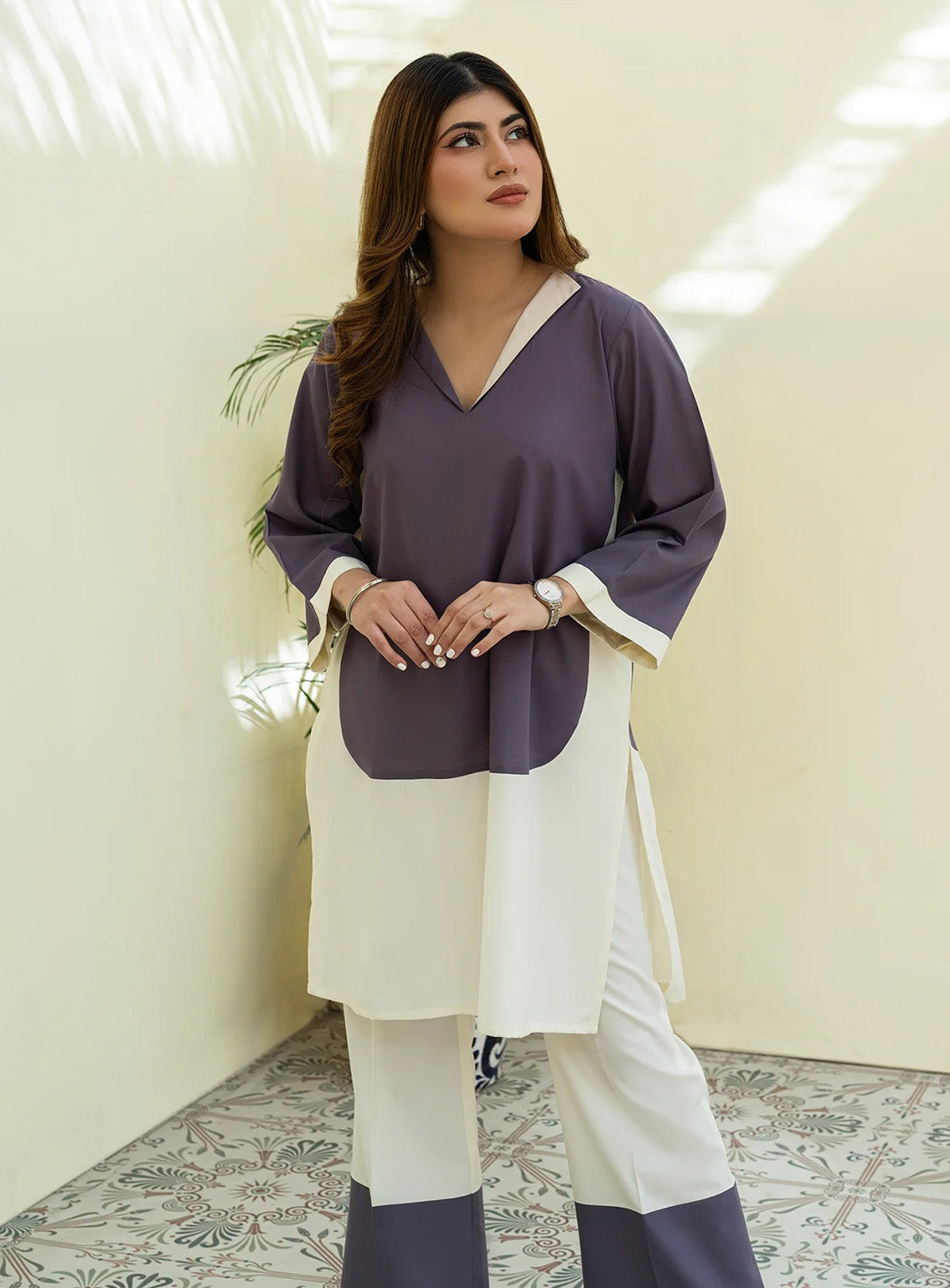 Solid Co-Ords By Rangeen Wash & Wear 2 Piece Stitched Suit RN25SCO D-VISIONARY Solid Co-Ords By Rangeen Wash & Wear 2 Piece Stitched Suit RN25SCO D-VISIONARY