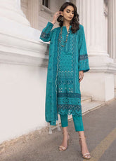 Spring By LSM Lakhany Embroidered Lawn 3 Piece Unstitched Suit LSM24S LG-AA-0017