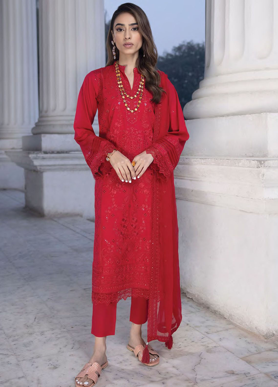 Spring By LSM Lakhany Embroidered Lawn 3 Piece Unstitched Suit LSM24S LG-IZ-0152 Spring By LSM Lakhany Embroidered Lawn 3 Piece Unstitched Suit LSM24S LG-IZ-0152
