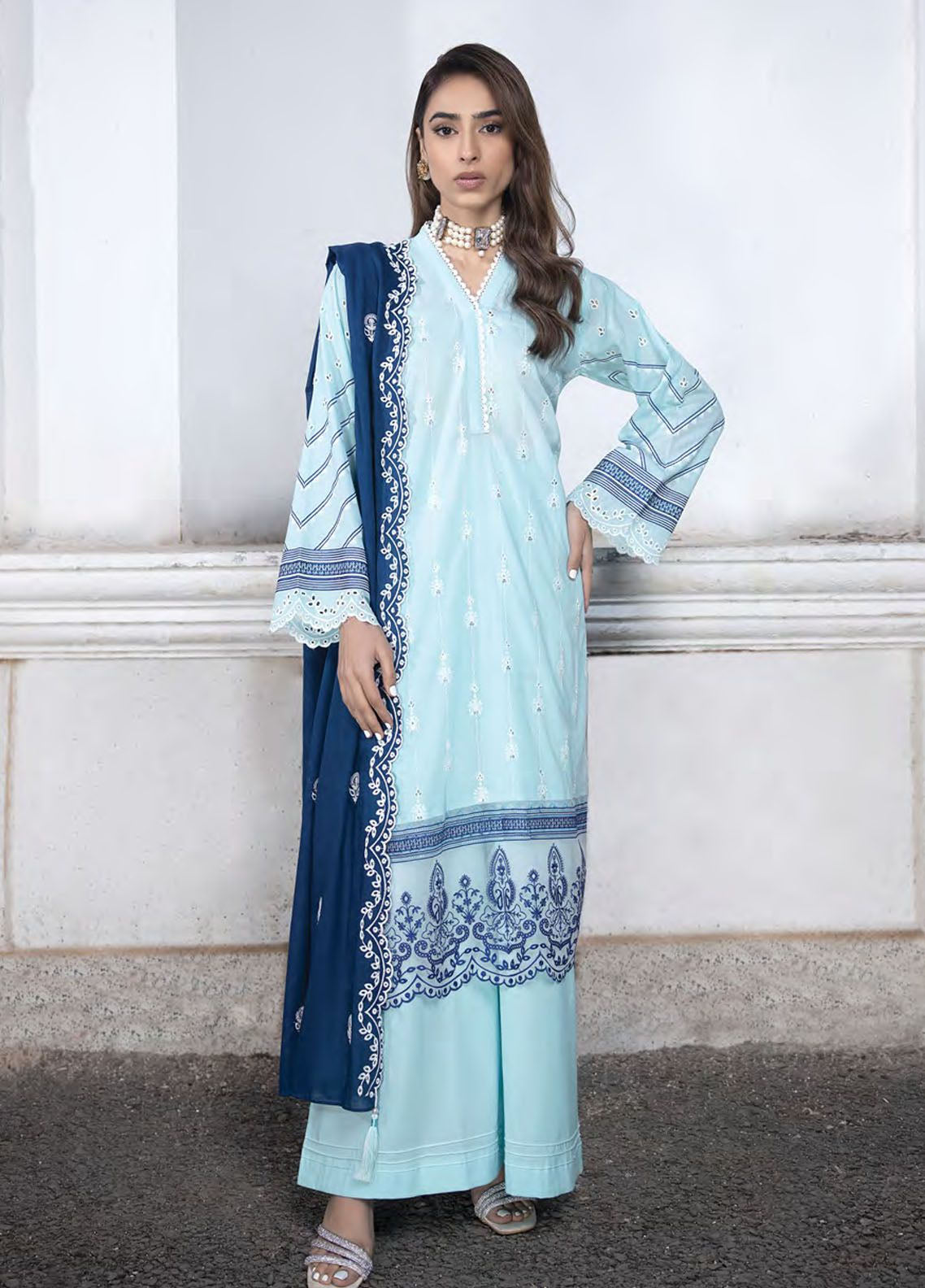 Spring By LSM Lakhany Embroidered Lawn 3 Piece Unstitched Suit LSM24S LG-SR-0123 Spring By LSM Lakhany Embroidered Lawn 3 Piece Unstitched Suit LSM24S LG-SR-0123
