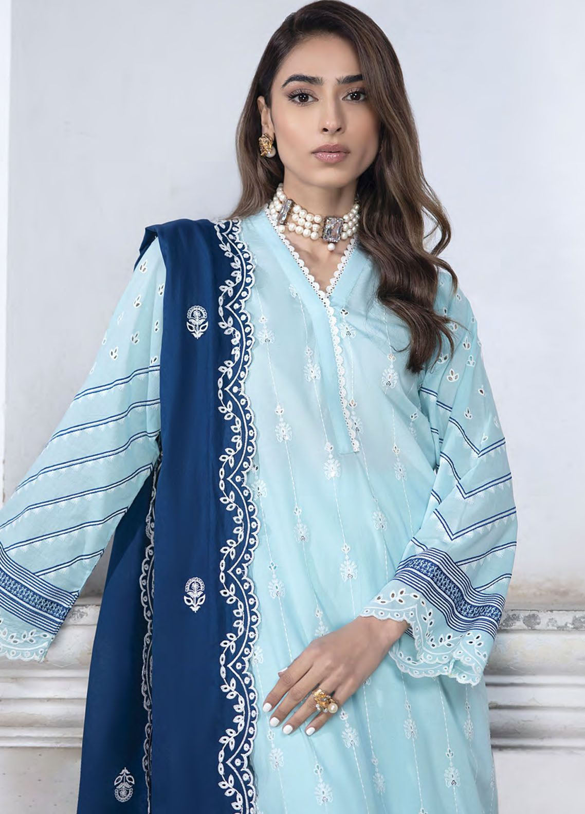 Spring By LSM Lakhany Embroidered Lawn 3 Piece Unstitched Suit LSM24S LG-SR-0123 Spring By LSM Lakhany Embroidered Lawn 3 Piece Unstitched Suit LSM24S LG-SR-0123