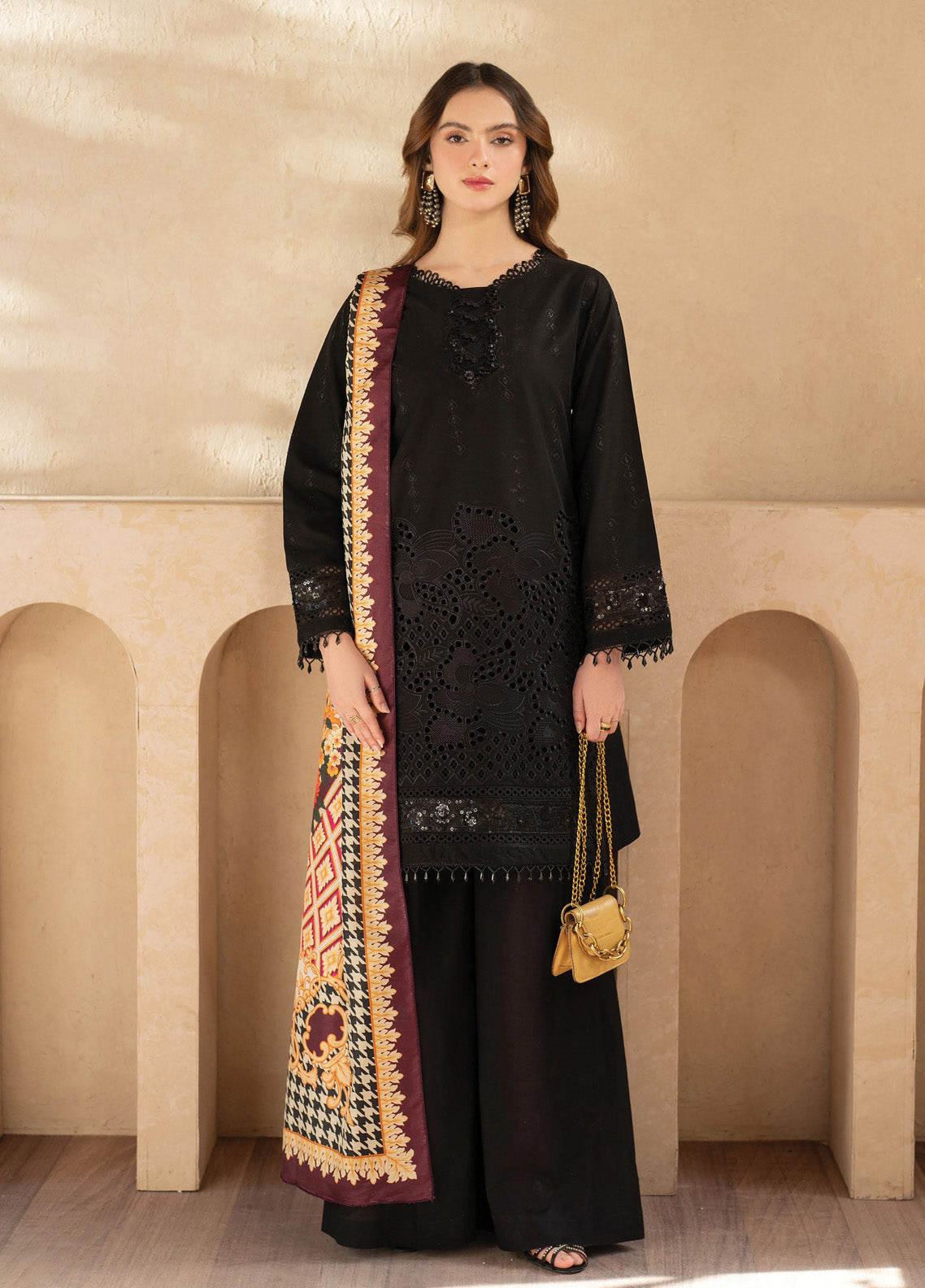 Stella By Mahnur Embroidered Lawn 3 Piece Unstitched Suit MN25S D-03A ZARA Stella By Mahnur Embroidered Lawn 3 Piece Unstitched Suit MN25S D-03A ZARA