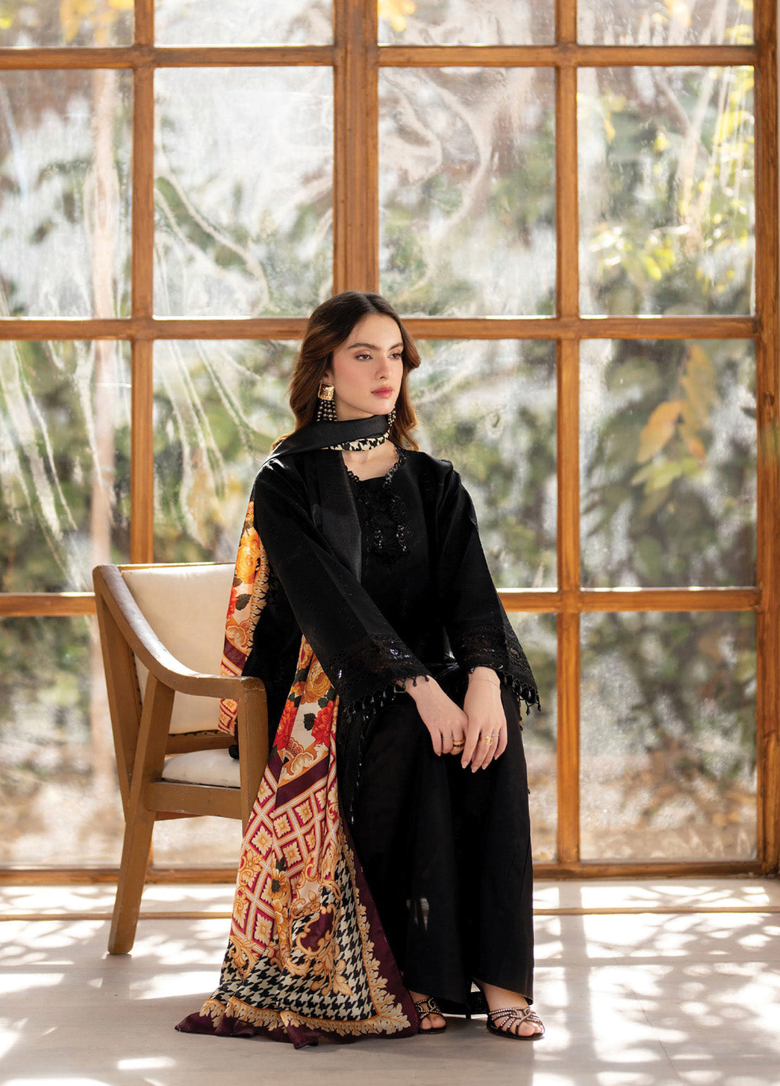 Stella By Mahnur Embroidered Lawn 3 Piece Unstitched Suit MN25S D-03A ZARA Stella By Mahnur Embroidered Lawn 3 Piece Unstitched Suit MN25S D-03A ZARA