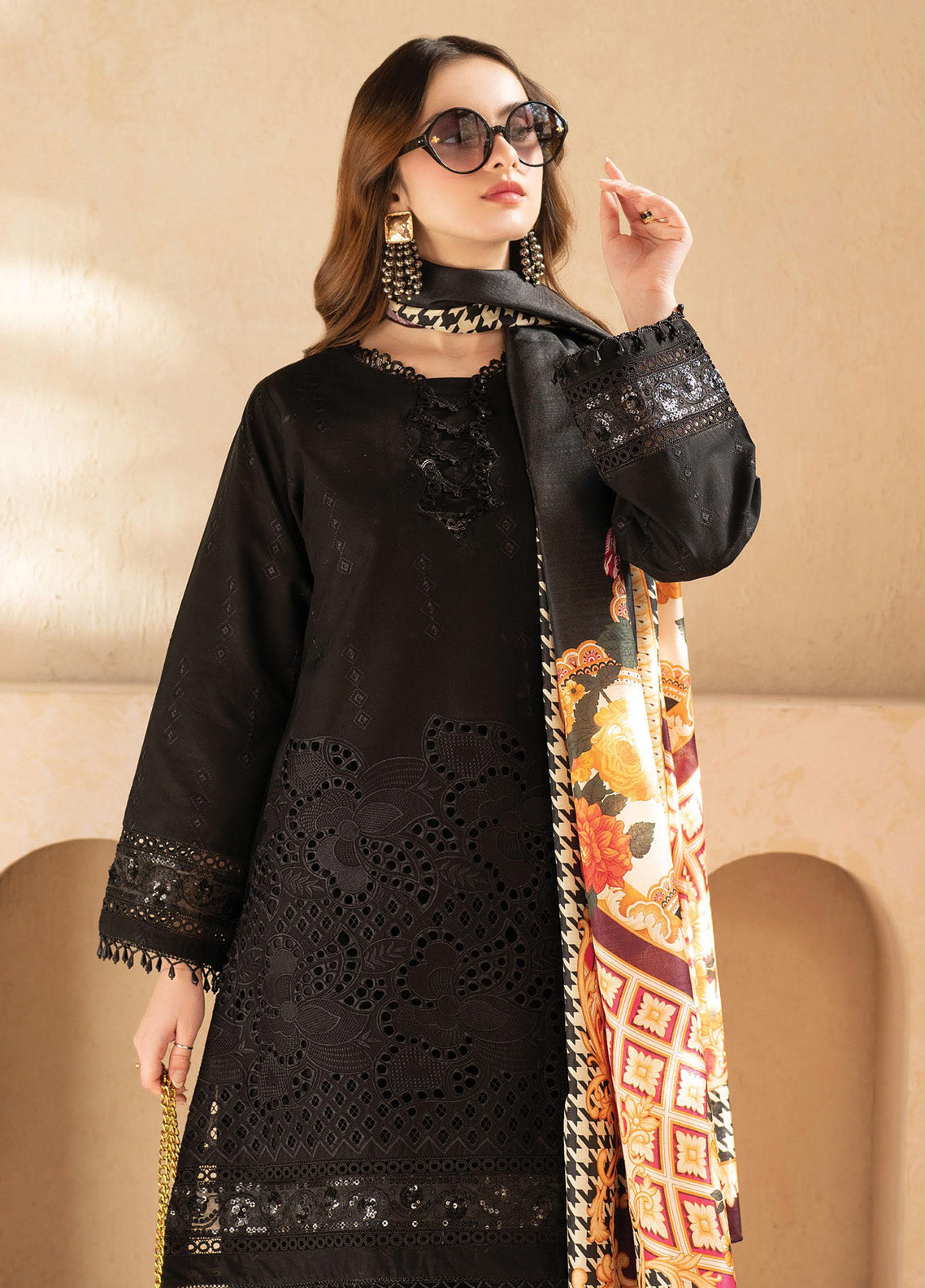 Stella By Mahnur Embroidered Lawn 3 Piece Unstitched Suit MN25S D-03A ZARA Stella By Mahnur Embroidered Lawn 3 Piece Unstitched Suit MN25S D-03A ZARA