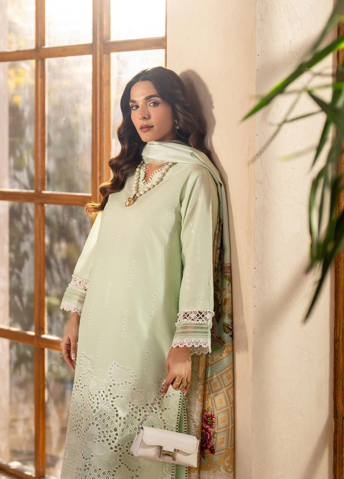 Stella By Mahnur Embroidered Lawn 3 Piece Unstitched Suit MN25S D-05B DELPHINE Stella By Mahnur Embroidered Lawn 3 Piece Unstitched Suit MN25S D-05B DELPHINE
