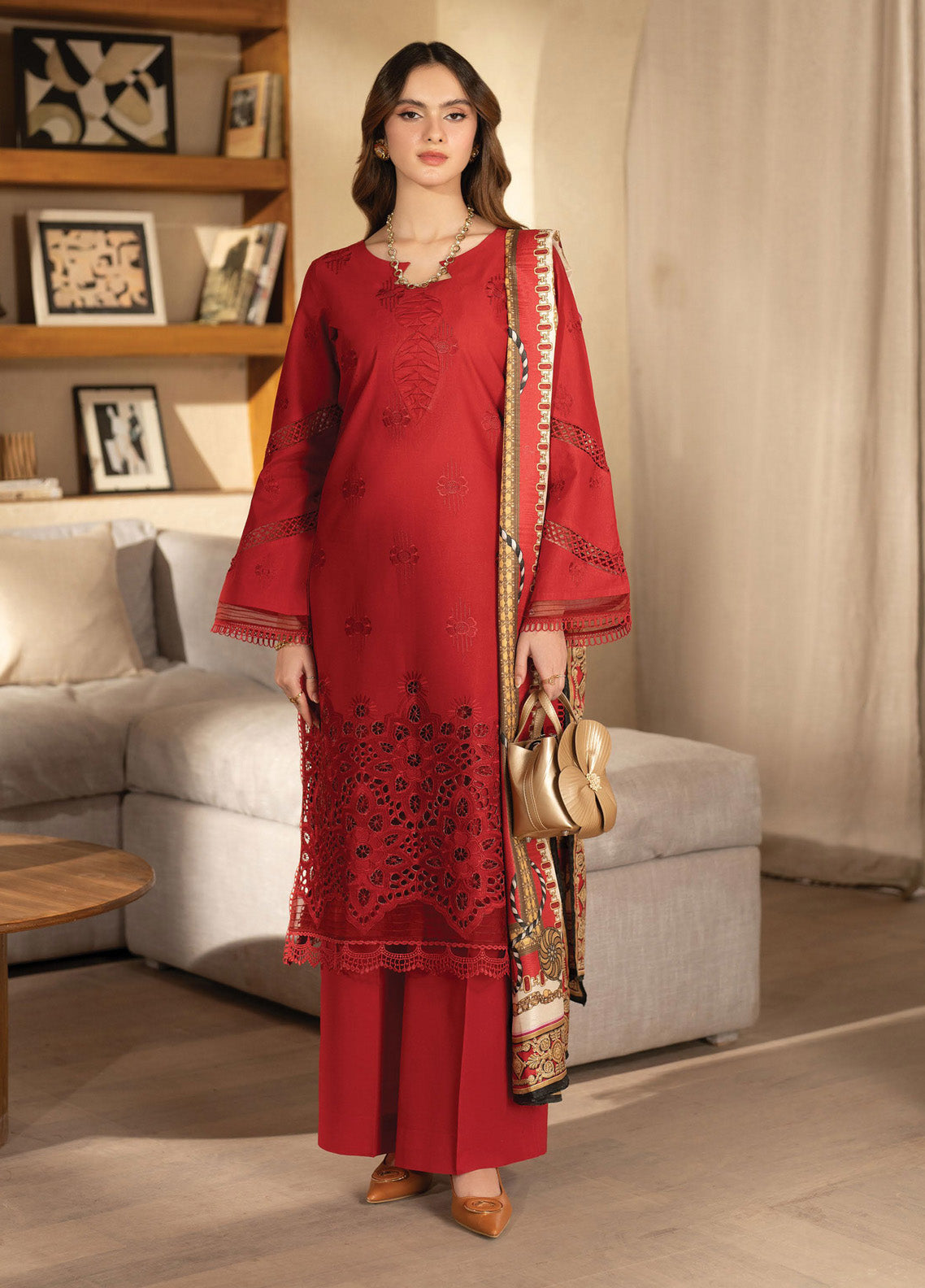 Stella By Mahnur Embroidered Lawn 3 Piece Unstitched Suit MN25S D-06A JULIETTE Stella By Mahnur Embroidered Lawn 3 Piece Unstitched Suit MN25S D-06A JULIETTE