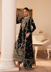 Suave By Emaan Adeel Embroidered Chiffon 3 Piece Unstitched Suit EA25SLF D-SVARA