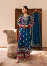 Suave By Emaan Adeel Embroidered Organza 3 Piece Unstitched Suit EA25SLF D-AVOIR