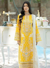Subah-E-Roshan By Serene Premium Luxury Embroidered Lawn 3 Piece Unstitched Suit ASL-66 ZEEBA