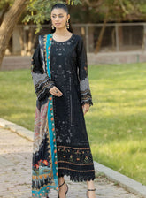 Subah-E-Roshan By Serene Premium Luxury Embroidered Lawn 3 Piece Unstitched Suit ASL-72 JAANAN
