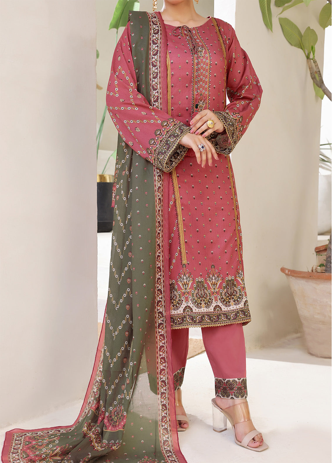 Sufina's By VS Textile Printed Lawn 3 Piece Unstitched Suit VS25PLV2 D-655 Sufina's By VS Textile Printed Lawn 3 Piece Unstitched Suit VS25PLV2 D-655
