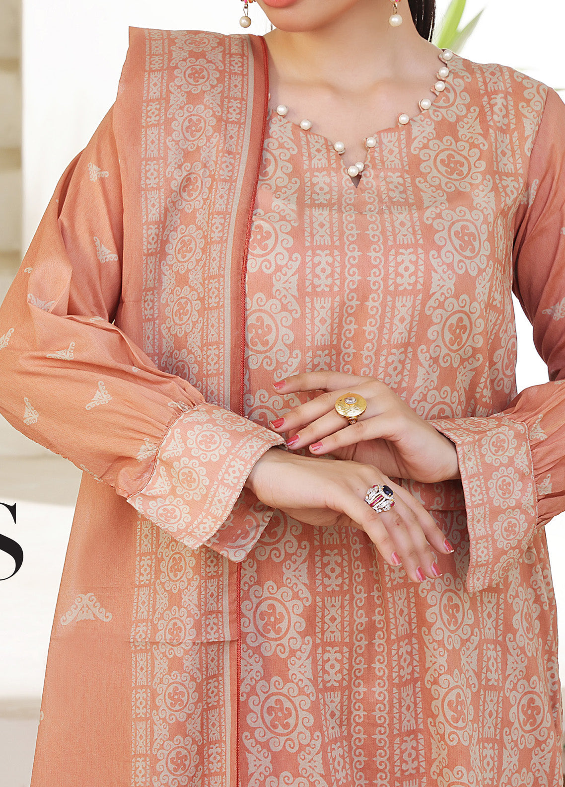 Sufina's By VS Textile Printed Lawn 3 Piece Unstitched Suit VS25PLV2 D-658 Sufina's By VS Textile Printed Lawn 3 Piece Unstitched Suit VS25PLV2 D-658