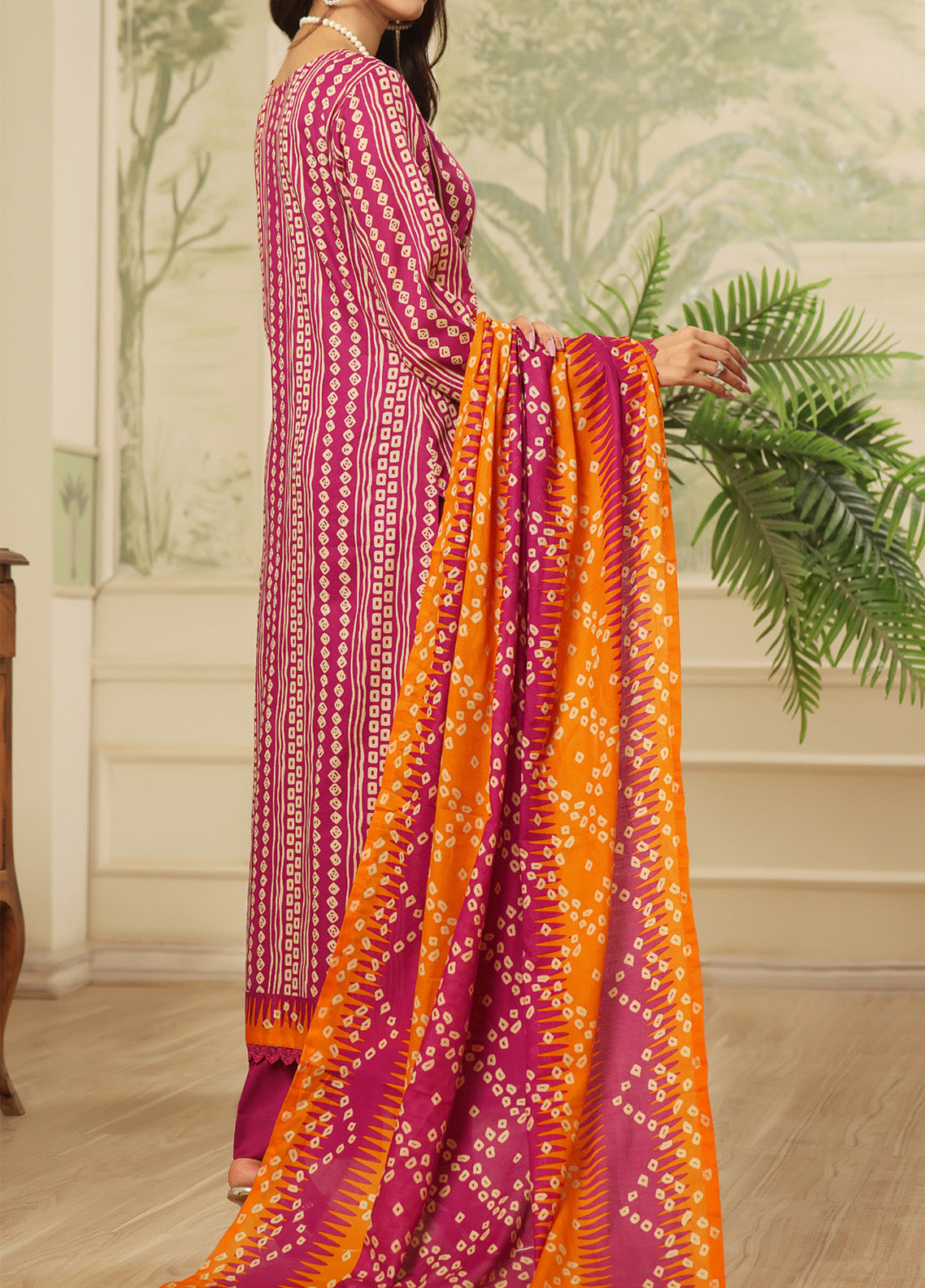 Sufina's By VS Textile Printed Lawn 3 Piece Unstitched Suit VS25SPL D-453 Sufina's By VS Textile Printed Lawn 3 Piece Unstitched Suit VS25SPL D-453