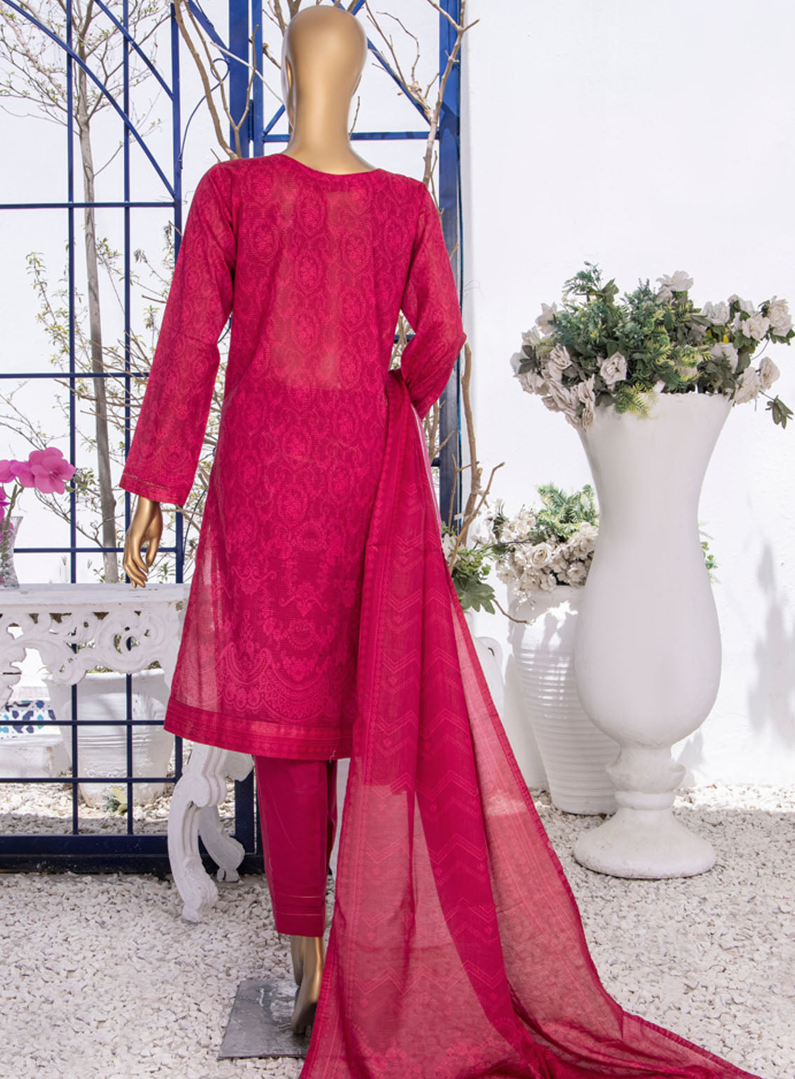 Summer Bloom By HZ Textile Digital Printed Lawn 3 Piece Stitched Suit - HZ24SB PNL-410 Summer Bloom By HZ Textile Digital Printed Lawn 3 Piece Stitched Suit - HZ24SB PNL-410