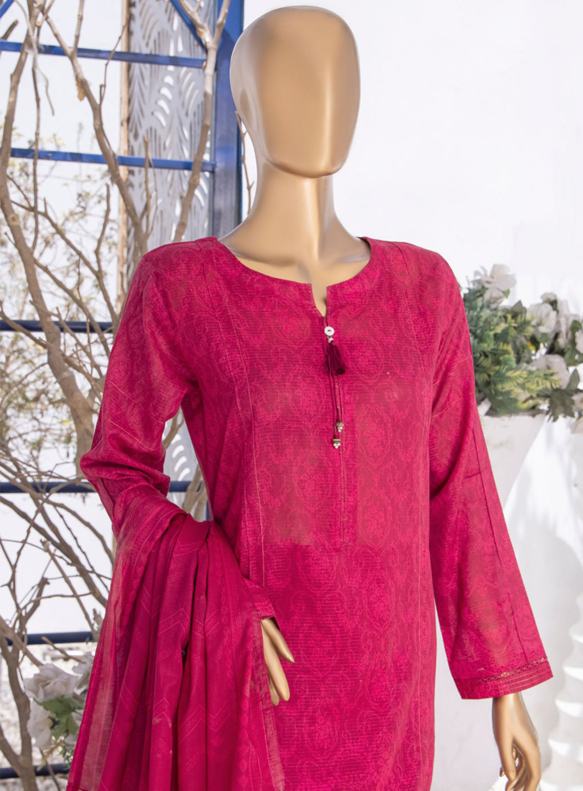 Summer Bloom By HZ Textile Digital Printed Lawn 3 Piece Stitched Suit - HZ24SB PNL-410 Summer Bloom By HZ Textile Digital Printed Lawn 3 Piece Stitched Suit - HZ24SB PNL-410