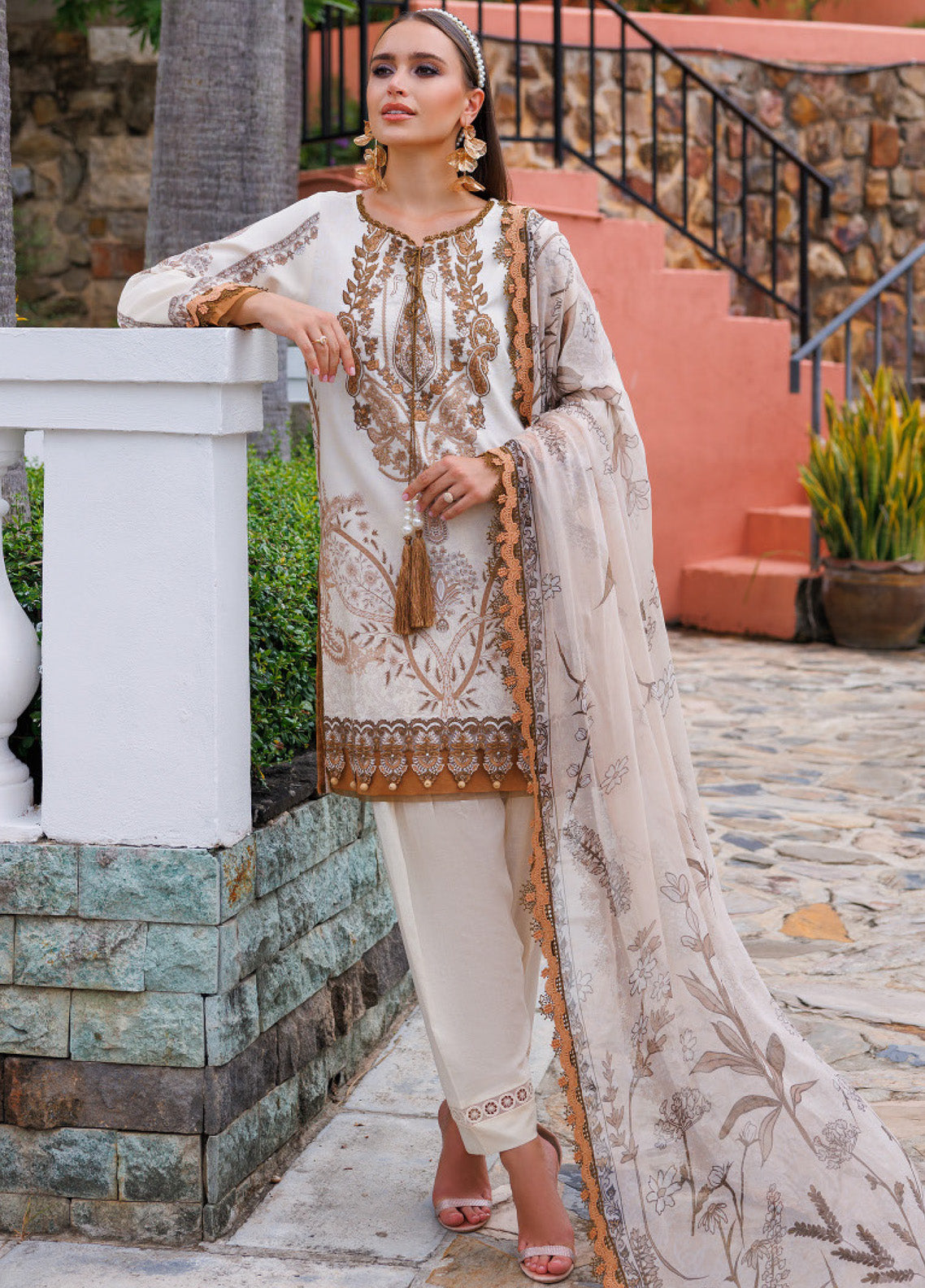Summer Glory By Jade Embroidered Lawn 3 Piece Unstitched Suit JD2SG D-20621 Summer Glory By Jade Embroidered Lawn 3 Piece Unstitched Suit JD2SG D-20621