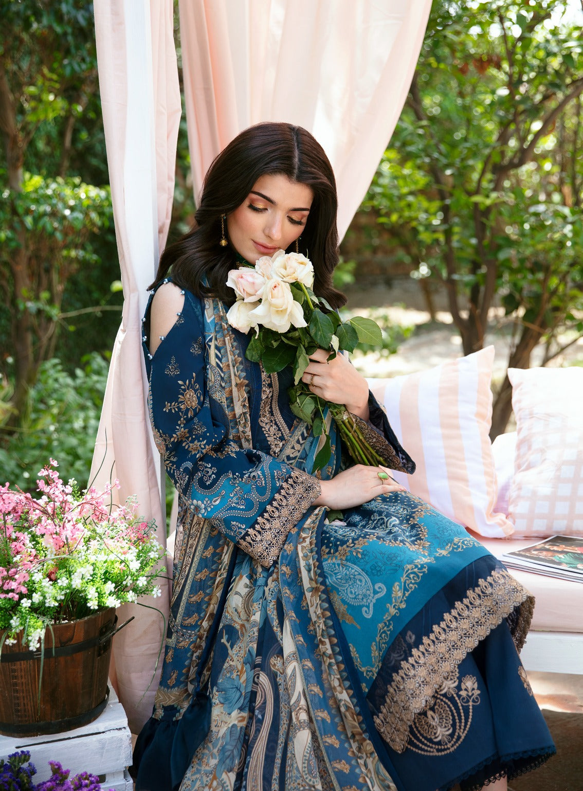 Summer Glow By Gulaal Embroidered Lawn 3 Piece Unstitched Suit GL24SG D-01 SYLVIYA Summer Glow By Gulaal Embroidered Lawn 3 Piece Unstitched Suit GL24SG D-01 SYLVIYA
