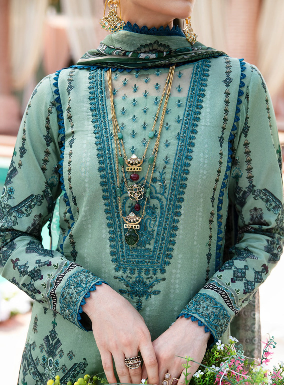 Summer Glow By Gulaal Embroidered Lawn 3 Piece Unstitched Suit GL24SG D-05 ANADIYA Summer Glow By Gulaal Embroidered Lawn 3 Piece Unstitched Suit GL24SG D-05 ANADIYA