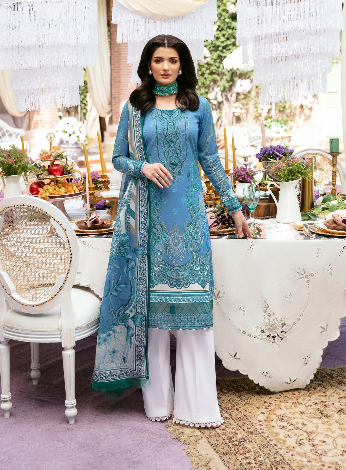 Summer Glow By Gulaal Embroidered Lawn 3 Piece Unstitched Suit GL24SG D-07 ELAINE Summer Glow By Gulaal Embroidered Lawn 3 Piece Unstitched Suit GL24SG D-07 ELAINE