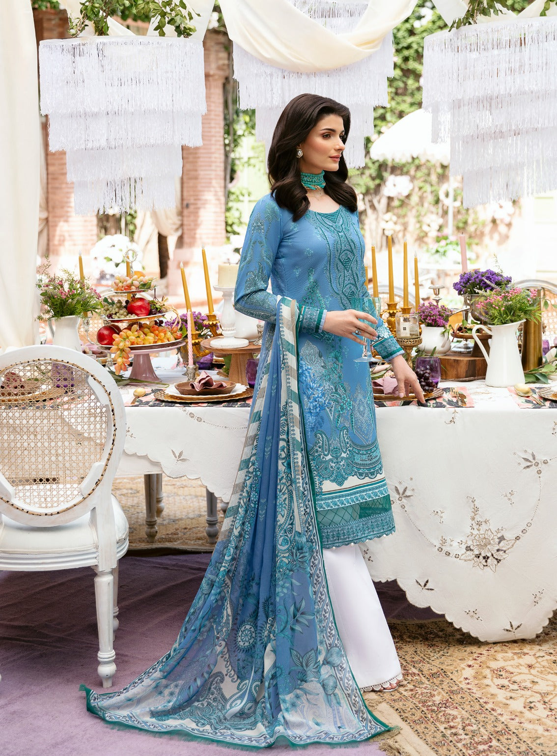 Summer Glow By Gulaal Embroidered Lawn 3 Piece Unstitched Suit GL24SG D-07 ELAINE Summer Glow By Gulaal Embroidered Lawn 3 Piece Unstitched Suit GL24SG D-07 ELAINE