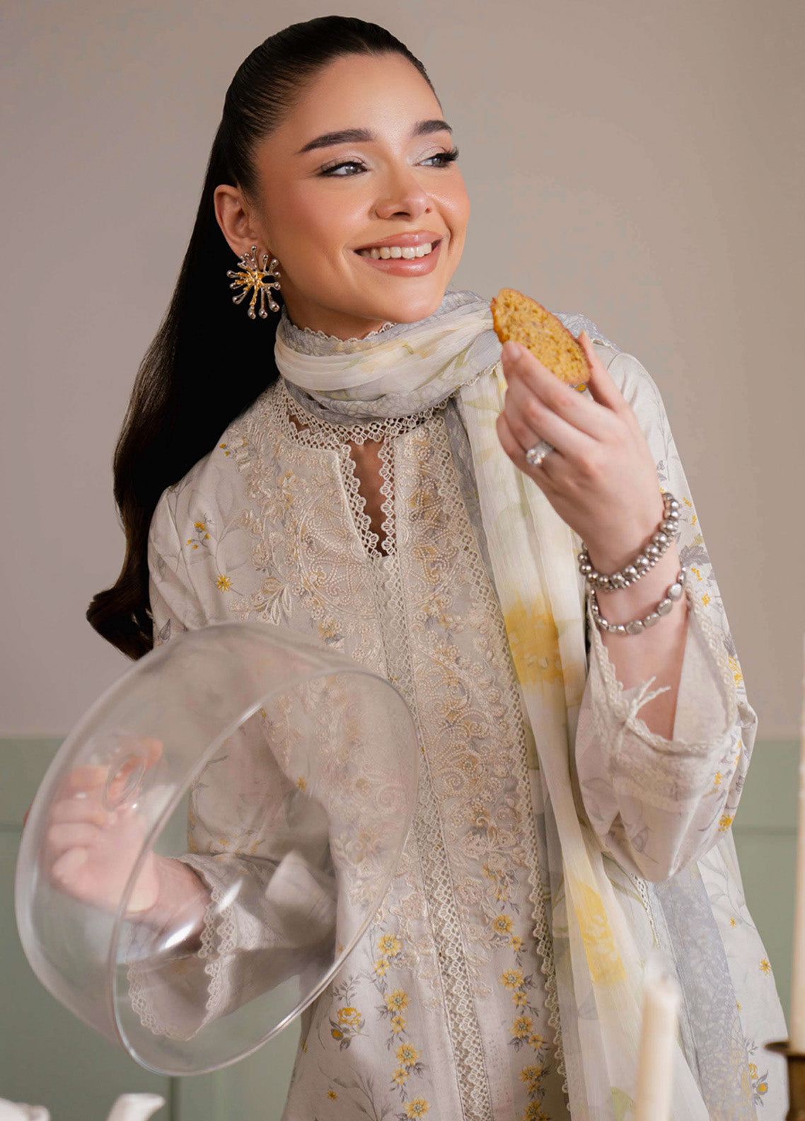 Summer Line-II By Neeshay Embroidered Lawn 3 Piece Unstitched Suit NE25SLV2 D-CLOUD VEIL Summer Line-II By Neeshay Embroidered Lawn 3 Piece Unstitched Suit NE25SLV2 D-CLOUD VEIL