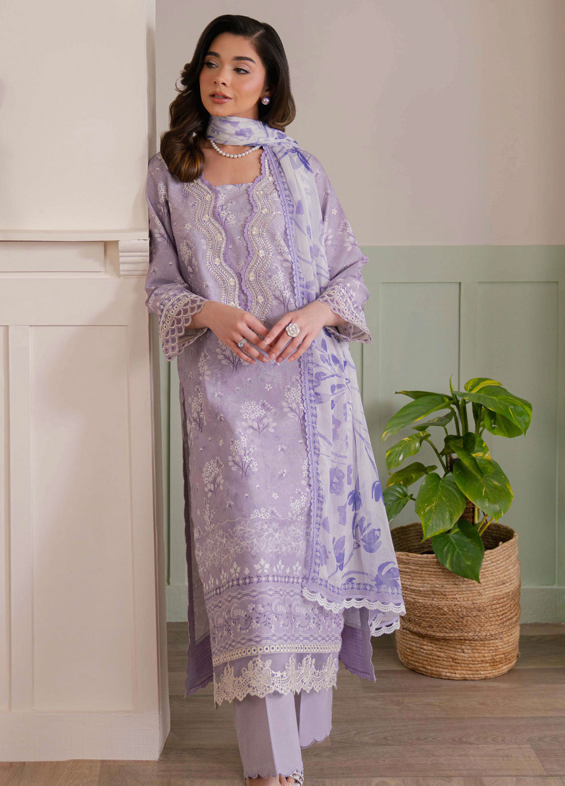 Summer Line-II By Neeshay Embroidered Lawn 3 Piece Unstitched Suit NE25SLV2 D-LAVENDAR DREAM Summer Line-II By Neeshay Embroidered Lawn 3 Piece Unstitched Suit NE25SLV2 D-LAVENDAR DREAM