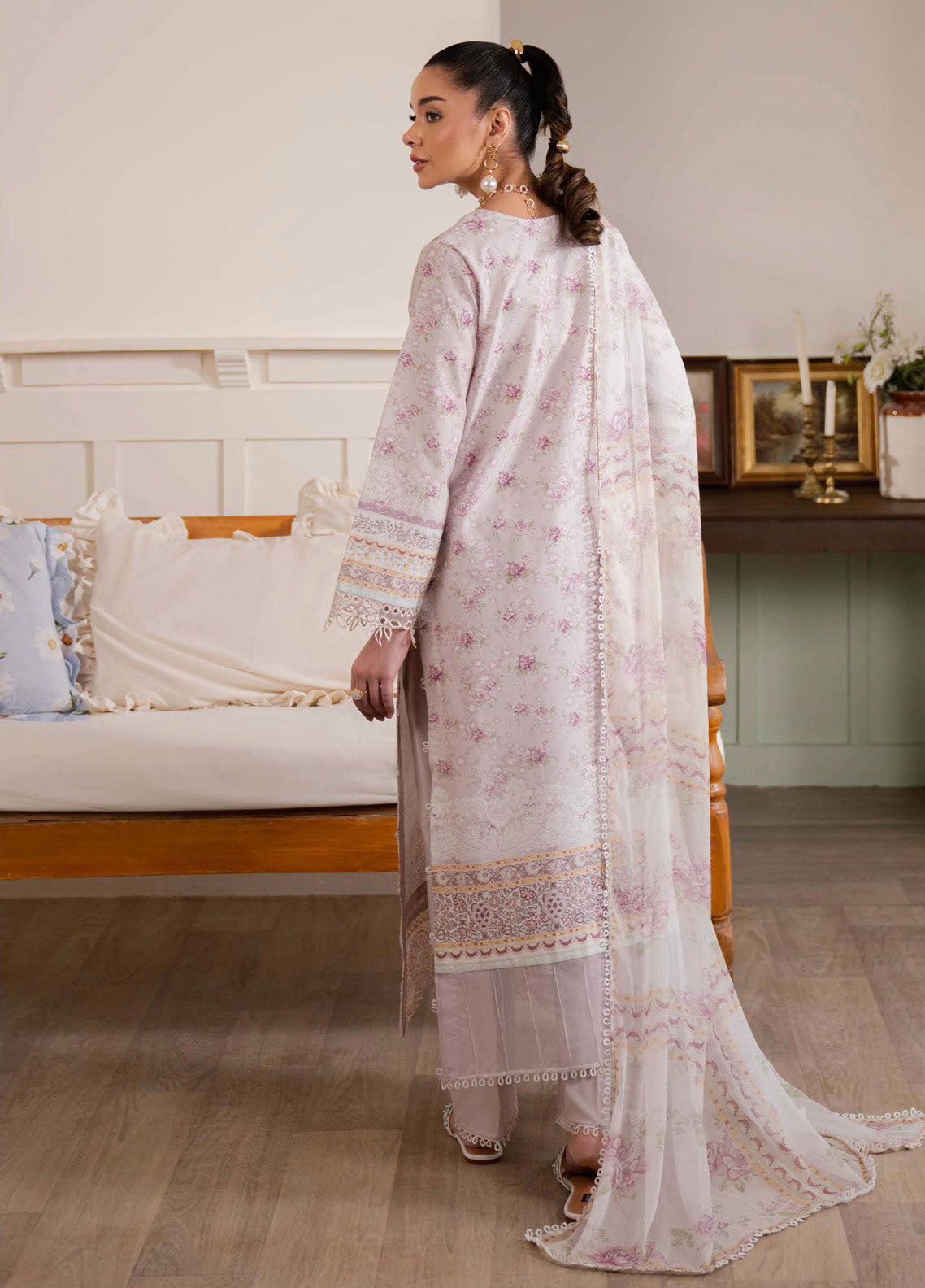 Summer Line-II By Neeshay Embroidered Lawn 3 Piece Unstitched Suit NE25SLV2 D-LILAC MIST Summer Line-II By Neeshay Embroidered Lawn 3 Piece Unstitched Suit NE25SLV2 D-LILAC MIST
