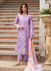 Summer Reverie By Roheenaz Embroidered Lawn 3 Piece Unstitched Suit RNZ25SRLL D-3A WISTERIA