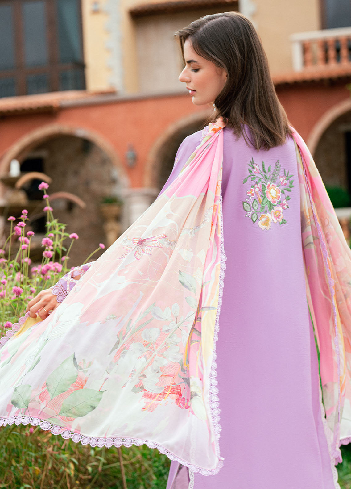 Summer Reverie By Roheenaz Embroidered Lawn 3 Piece Unstitched Suit RNZ25SRLL D-3A WISTERIA Summer Reverie By Roheenaz Embroidered Lawn 3 Piece Unstitched Suit RNZ25SRLL D-3A WISTERIA