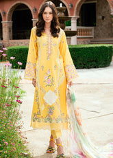Summer Reverie By Roheenaz Embroidered Lawn 3 Piece Unstitched Suit RNZ25SRLL D-3B LUNARA