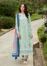 Summer Reverie By Roheenaz Embroidered Lawn 3 Piece Unstitched Suit RNZ25SRLL D-4A VELOURA