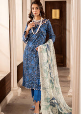 Sunshine Bloom By Alzohaib Chikankari Lawn 3 Piece Unstitched Suit AZ25SBEC D-01
