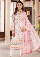 Sunshine Bloom By Alzohaib Chikankari Lawn 3 Piece Unstitched Suit AZ25SBEC D-07